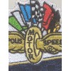 IMS Indianapolis Motor Speedway Wings Wheel & Flags Embroidered Miller