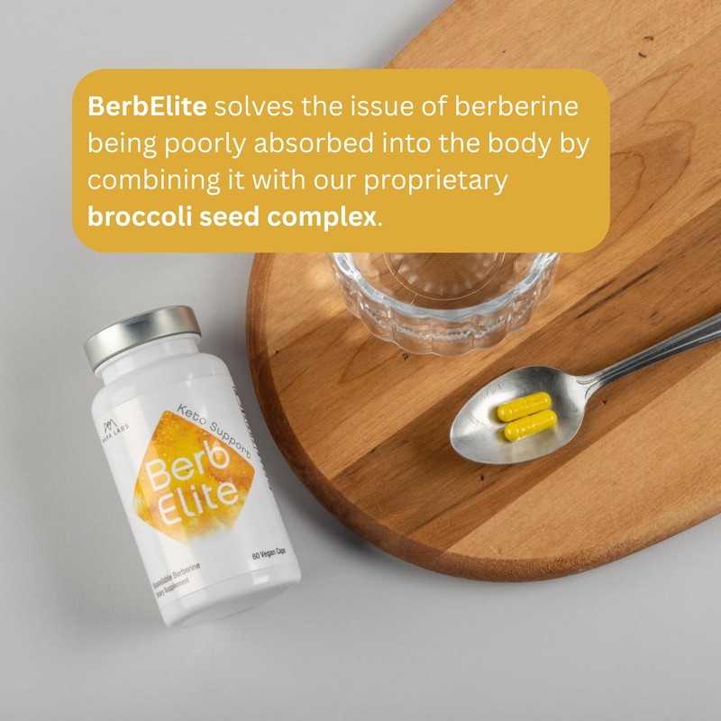 Mara Labs BerbElite | 350mg Berberine HCL & Broccoli Seed
