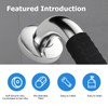 Grab Bars for Seniors, Shower and Steps, Black, 30 cm