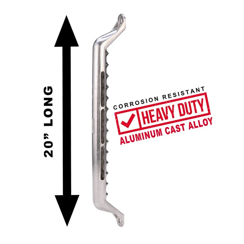 Carr's 20' Grab Handle Polished, Single