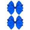 IKOLA 2PCS Hair Bows, Blue