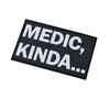 Medic Kinda Funny PVC Patch (Black and White)