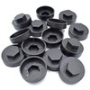50 x Black HEX TEK 16mm 5/16" Push ON Corrugated