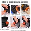 husippend 6Pieces Strimmer Wire Replacement Spool Strimmer Trimmer, Strimmer Spool,Trimmer