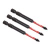 Sealey 75mm Pozi #1 Impact Power Tool Bit Set 3pc