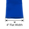 Gloxco 2-1/2" Inside Diameter (4" Flat Width) Blue Lay Flat