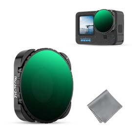 K&F Concept ND32-512 Variable ND Filter for GoPro 13/12/11/10/9 High Transmittance Nano Coating Waterproof Design for Long Exposure/Video Shooting