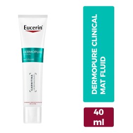 Dermopure Facial Fluido Matificante 40ml Eucerin Grasa Día/noche