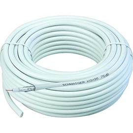 Schwaiger SAT Coaxial Cable Without Connectors 7 mm 75 dB 10 m White