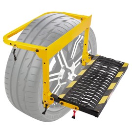 Gedlex Tire Step for Truck Upgraded, SUV and RV Adjustable Folding Heavy Duty Wheel Step, Non-Slip Steel Surface, Max 350 Pounds