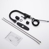 GAGALIFE Matte Black Kitchen Faucets with Pull Down Sprayer -