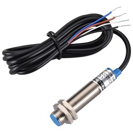 Heschen M12 Inductive Proximity Sensor Switch, Shield Type, LJ12A3-2-Z/CY, Detector 2mm, 10-30VDC 200mA, PNP NO+NC, 4 Wire