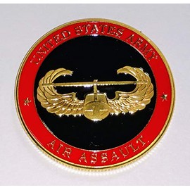 Army Air Assault Military Challenge Art Coin