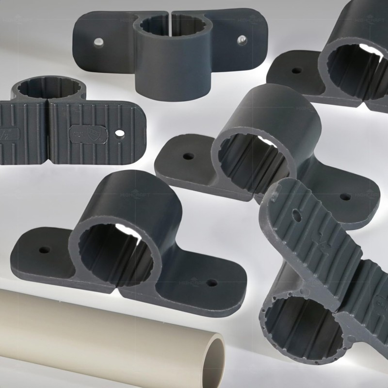 Highcraft PXSTND001-10 PEX 1 in. Standard Suspension Clamp; Hard Plastic