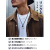 Bandmax Men's Necklace, Surgical Stainless Steel, Simple Mobius Pendant, Leather,