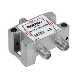 Hama SAT Splitter, 2 ports, fully shielded