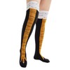 Honganda Crazy Funny Chicken Leg Socks for Adults, Novelty Women