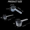 6 PCS Measuring Spoons, Protein Powder Scoop 5g 10g 15g