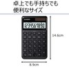 Casio NS-S10-BK-N Stylish Calculator, Black, 10 Digit Large Notebook Type