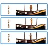 Bicycle Inflator Adapter, Brass, 5-Piece Set, Presta / US /