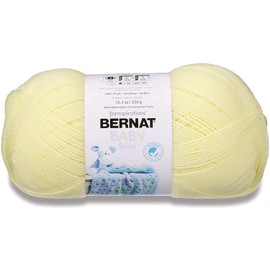 Bernat Baby Sport BB - Hilo amarillo para bebé, 1 paquete de 12.3 oz/350 g, acrílico, luz #3, 1256 yardas, tela/ganchillo