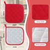 Joyhalo 4 Pack Heat Resistant Pot Holders - Terry Cloth