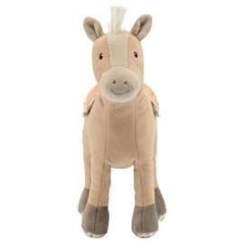 Sterntaler Cuddly Toy S Horse Sunny - Plush Toy Made of Soft Fabric - Children and Baby Toy Filled with Polyester Wadding - Faithful Companion with Rattle for Discovering, Cuddling & Playing, Light