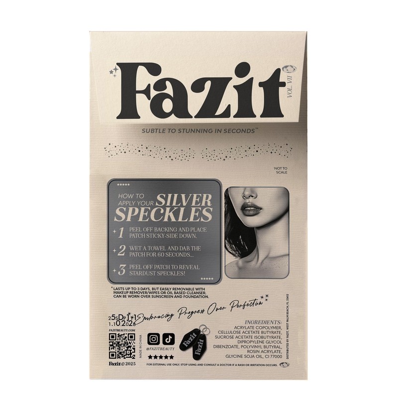 Fazit Makeup Patches - Silver - Decollatage Speckles