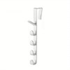 Over the Door Clothes Hanger Rack – 5-Hook Plastic Storage