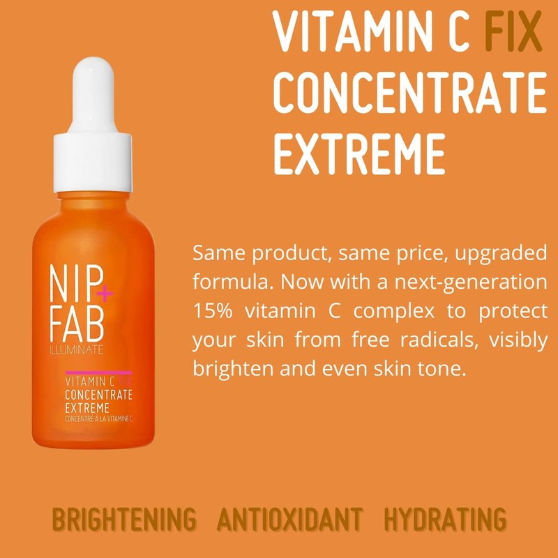 Nip+Fab Gift Set, Super Skin Booster Set, 5 Skin-Boosting Concentrates: