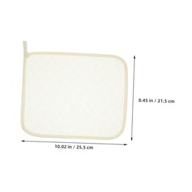 TOVINANNA 6pcs Exfoliating Washcloth Durable Double Layer Nylon Net Bath Scrubber Skin Friendly Shower Towel for Smooth Skin Lightweight Stylish Design