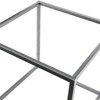 Homeford Metal Cube Centerpiece, 10-inch, Silver