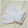 OHPHCALL 1pair Exfoliating Bath Gloves for Body Scrub Five Soft