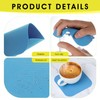 4Pcs Rubber Jar Gripper Pads, Bottle Lid Tops Openers Jar