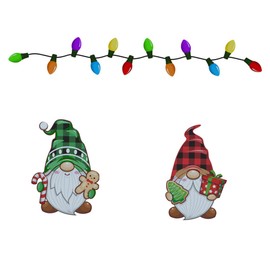 BESPORTBLE 1set Xmas Themed Decorative Stickers for Car and Refrigerator Reflective Car Ornament Creative Holiday Decals for Home Office and Festive Decor