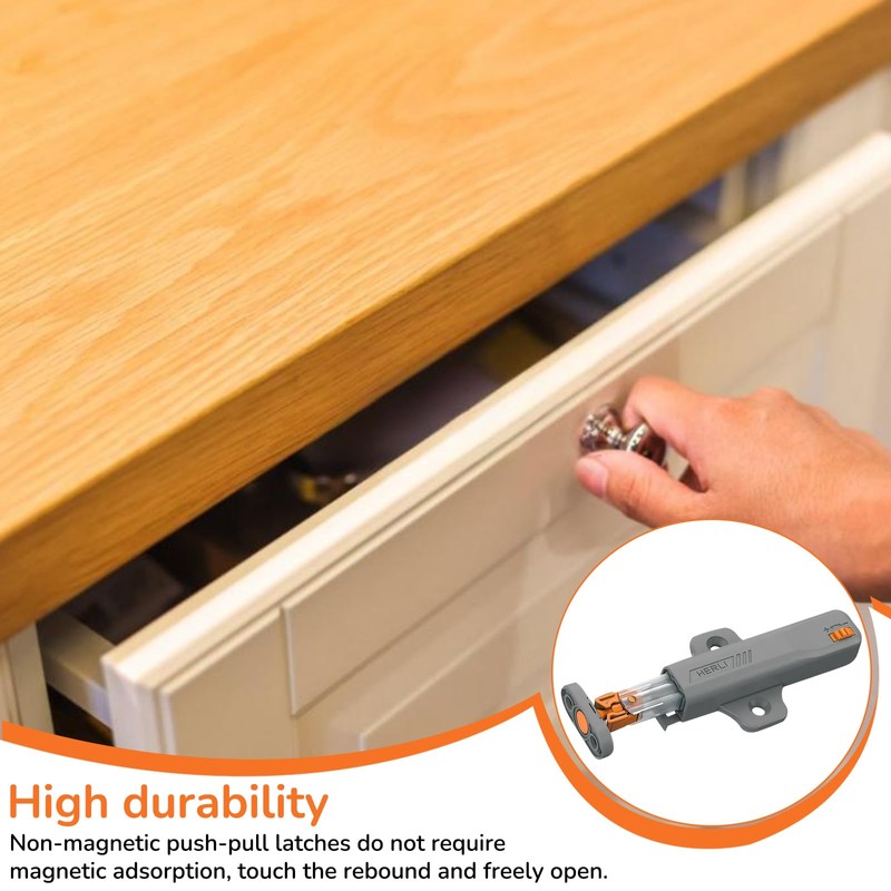 6 PCS Push to Open Heavy Duty, Push to Open