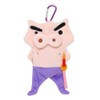 Tees Factory Crayon Shin-chan Die-Cut Flat Pouch Buri Burizaemon KS-5533953BU