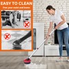 Fatmass 2 Pack Upgraded Spin Mop Replace Scrub Mop Brush
