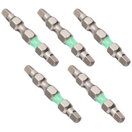 ANEX ACS5-3345 Color Bit Square Double-Ended SQ #3 x 45 Set of 5