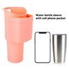 Cup Silicone Boot Sleeve with Pocket Chain Strap Flexible Soft
