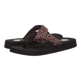 Yellow Box Soleil Women's Flip-Flop, Leopard, 10M