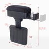 Rupse Universal Car Armrest Storage Box with Cup Holder, Adjustable