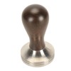 Coffee Tamper Solid Wood Handle Stainless Steel Easy to Use