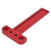 T Type Square Ruler Woodworking Aluminum Alloy Scriber Measuring Carpentry
