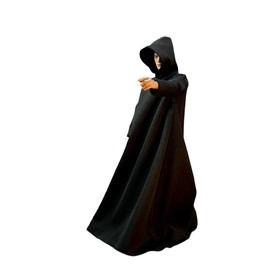 Fremego 1/6 Scale War Robe Robed Wizard Cloak Long Sleeved Hooded Cape Clothes Accessory for 12inch Male Soldier Action Figure