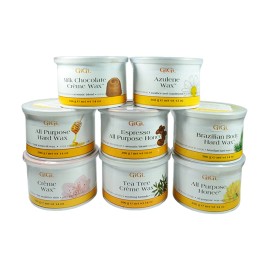 GiGi Wax Waxing Hair Removal 14oz 396g x 10 Cans *Chose any one* - Creme