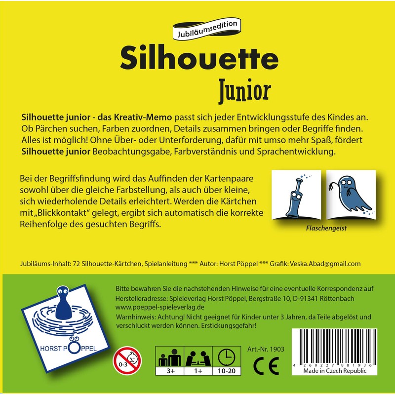 Horst Pöppel Silhouette Junior Anniversary Edition