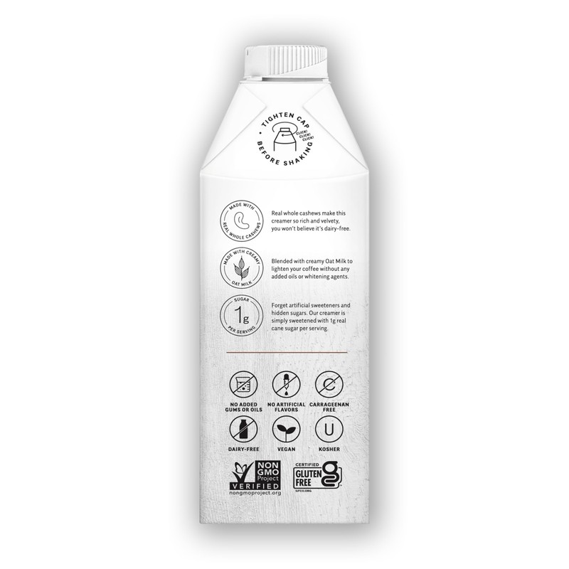 Elmhurst Milked - Cinnamon Churro Cashew Creamer 25.4 Ounce (Pack