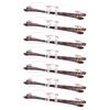 Gr8Sight 7-Pack Rimless Reading Glasses with Small Lenes (Tortoise Arm,+0.50)
