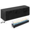 Outdoor 28 Inch Rectangular Fire Pit Cover – 600D Waterproof